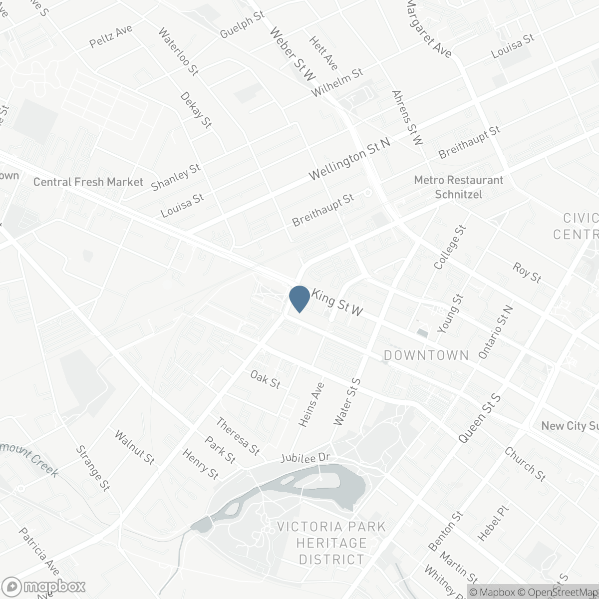 1 VICTORIA Street S Unit# 806, Kitchener, Ontario N2G 1G1
